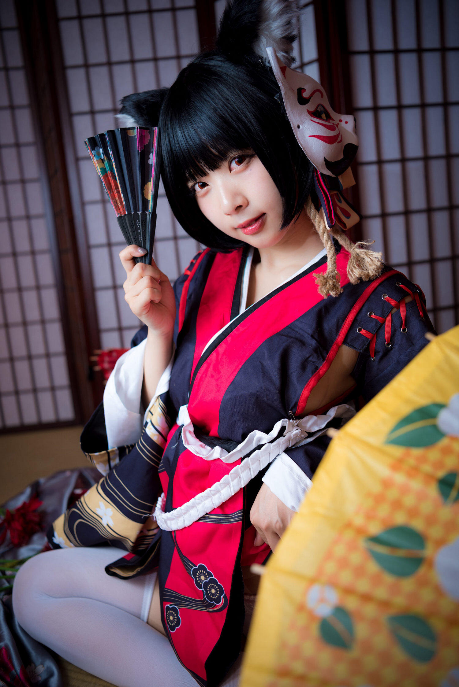 碧蓝航线 山城COS合集 兽耳和服美哭了